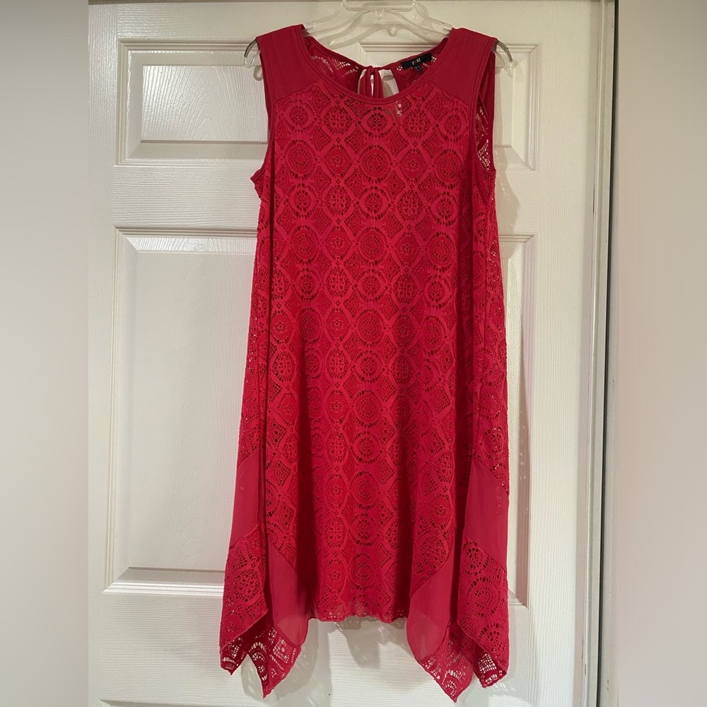 Yest Lace Pink Dress‎ Size 6